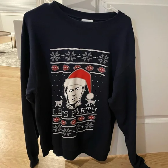 Barstool Sports Bill Belichick Let’s Party ugly sweater sweatshirt